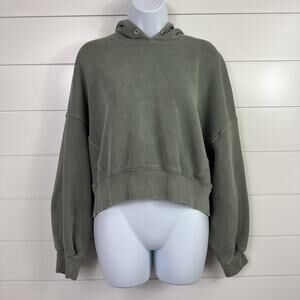 Abercrombie & Fitch Olive Green Hoodie